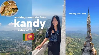 KANDY VLOG | a day of my life working remotely in Sri Lanka 2022 🇱🇰