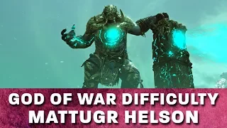 Give Me God of War Hardest Difficulty Boss Fight - Mattugr Helson, The Bridge Keeper