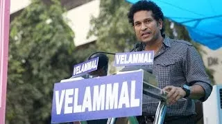 Sachin Tendulkar's Inspiring Speech in Velammal School - Official (HD)