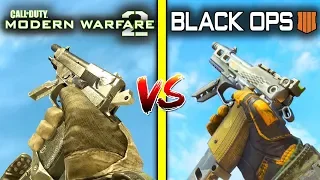 Modern Warfare 2 vs Call of Duty BLACK OPS 4 — Weapons Comparison