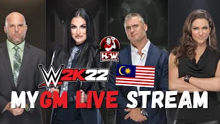 MYGM Mode WWE 2K22 Malaysia Gaming Live Stream!