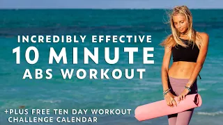 10 Minute Abs Workout | ABS IN TEN DAYS CHALLENGE For Lower Belly Fat