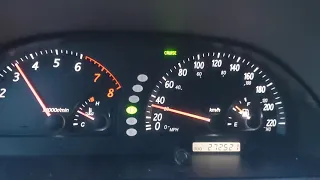 Toyota Camry V6 2002 0-140 km/h