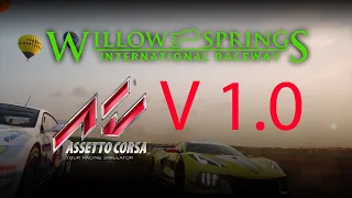 Assetto Corsa Willow Springs Trailer - FREE DOWNLOAD LINK IN DESCRIPTION - 4K