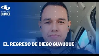 Diego Guauque, en Caracol Ahora, habla sobre su regreso a la televisión