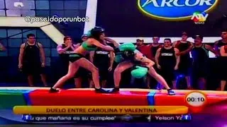 COMBATE: Valentina Shevchenko y Carolina en Aquabox 23/08/13