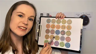 ASMR Eye Exam & Colour Blindness Test (Soft Spoken)