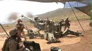 U.S. Marines SUPER POWERFUL M777 Howitzers