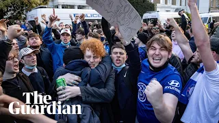 European Super League: Chelsea fan protests turn to celebrations as club withdraw