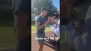 Chris Martin of Coldplay goes for walk and stopped by Media in Perth 15/11/2023 Please Subscribe!