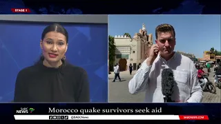 Morocco Earthquake l Survivors fearing aftershocks opt to stay outdoors for a second night