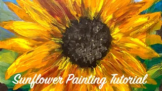 Summer Sunflower Painting Lesson