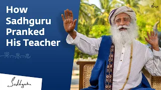 How Sadhguru Pranked His Teacher In School #TeachersDay