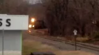 CSX  Freight Train Stuck on the Tracks