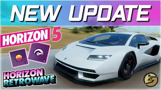 NEW Badges, NEON Highway + '21 Lambo Countach Forza Horizon 5 Update 34 (UNLOCK NOW)