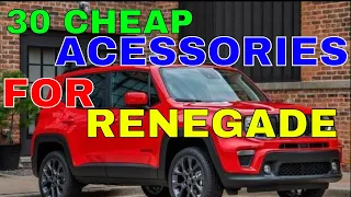 30 Cheap Accessories Mods Upgrades For JEEP RENEGADE Must Check Aw Ideas Trims Interior Exterior