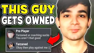 THIS PRO PLAYER TRASH TALKED MY COACHING... THEN HE GETS OWNED