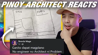 PINOY ARCHITECT REACTS TO DIY FLOOR PLANS NI BRENDA MAGE