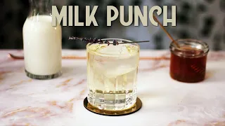 Clarified Milk - How To Make The Best Crystal Clear Milk Punch Recipe  |  With & Without Alcohol