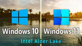 Windows 11 vs. Windows 10 on Intel Alder Lake i9-12900K // Test in 8 Games