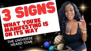 Unbelievable! 3 SIGNS that Your Manifestation is About to Happen! | Law of Attraction #attractmoney