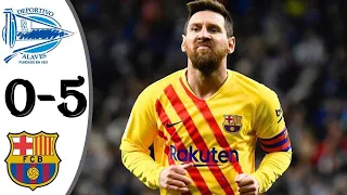 Alaves vs Barcelona 0-5 All Goals & Highlights || HAZ THE HIGHLIGHTSZILLA