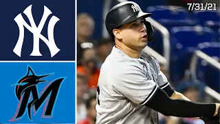 New York Yankees @ Miami Marlins | Game Highlights | 7/31/21