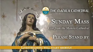 Sunday Mass at the Manila Cathedral - October 31, 2021 (8:00am)