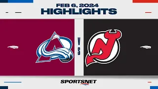 NHL Highlights | Avalanche vs. Devils - February 6, 2024