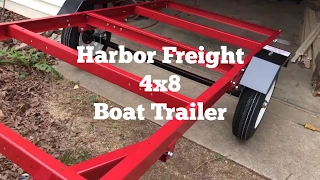 Harbor Freight 4 x 8 Trailer / Boat Trailer