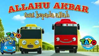 ALLAHUAKBAR || TAAT KEPADA ALLAH 🎶 lagu anak islami versi tayo 🎶 sholawat viral 2021
