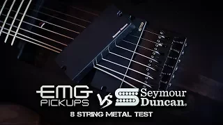 EMG 808 vs Seymour Duncan Blackouts - 8 String Metal Test