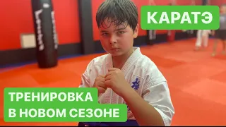 Тренировка по карате в новом сезоне 2022-23. Карате киокушинкай. Мой влог. Karate.