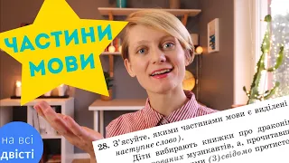 ЧАСТИНИ МОВИ! 🤩 (Це питання точно буде на ЗНО!)