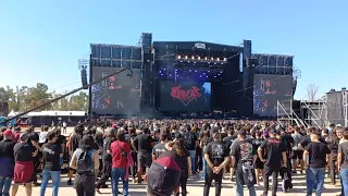 Horcas 3° tema Máster of Rock 2023 en Argentina