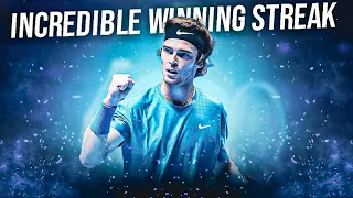 Andrey Rublev's Incredible Winning Streak