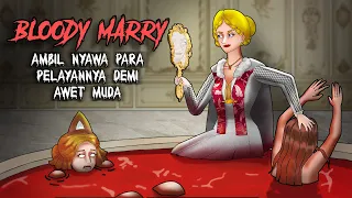 Asal usul BLOODY MARRY #HORORMISTERI | Kartun Hantu, Animasi Horror