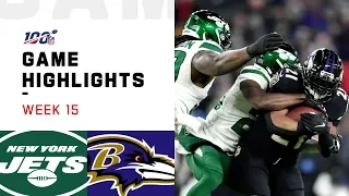 Jets vs. Ravens Week 15 Highlights | NFL 2019