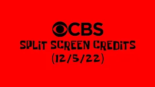 (Day 5) CBS Split Screen Credits (12/5/22)