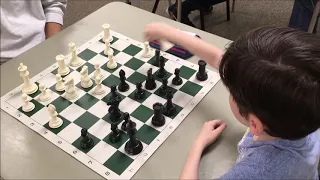 8 Year Old Can't Believe This Pawn Promotion! Willis vs Golan