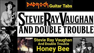 Honey Bee - Stevie Ray Vaughan - Guitar + Bass TABS Lesson