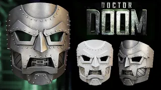 How to Make a Doctor Doom Mask - Free Foam PDF Templates - Marvel Dr Doom MCU Comics Cosplay