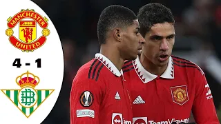 Man united vs real betis highlights 4-1