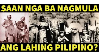 ANG PINAGMULAN NG LAHING PILIPINO