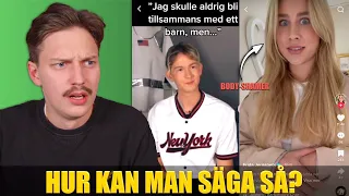 REAGERAR PÅ SVENSKA TIK TOKS! 🇸🇪 | Hur kan man säga så?!