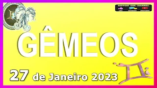 Horoscopo do dia GÊMEOS 27 de Janeiro de 2023