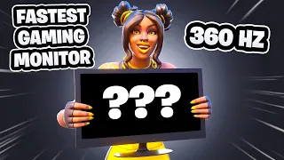 I Played Fortnite on the worlds BEST MONITOR... (360hz Monitor Review)