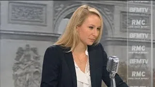 Marion Maréchal-Le Pen: "très choquée" par les propos de Manuel Valls sur le FN