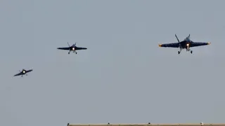 U.S Navy - Bule Angels Landing At Toronto Pearson Airport - YYZ - 2023