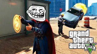 FORMAS DE TROLLEAR EN GTA 5 CON DR STRANGE | GTA 5 MOD TROLL